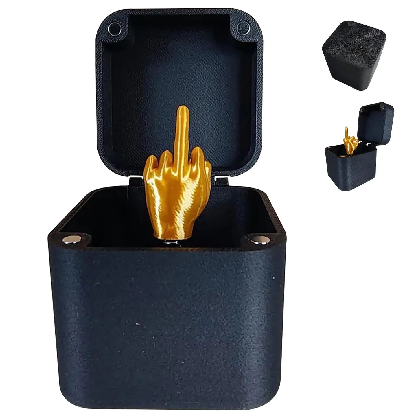 Weihnachten Interessantes Streichgeschenk Mittelfinger in der Box Weihnachtsbox Lustige kreative Geschenke Büro Schreibtisch Dekoration Home Dekoration