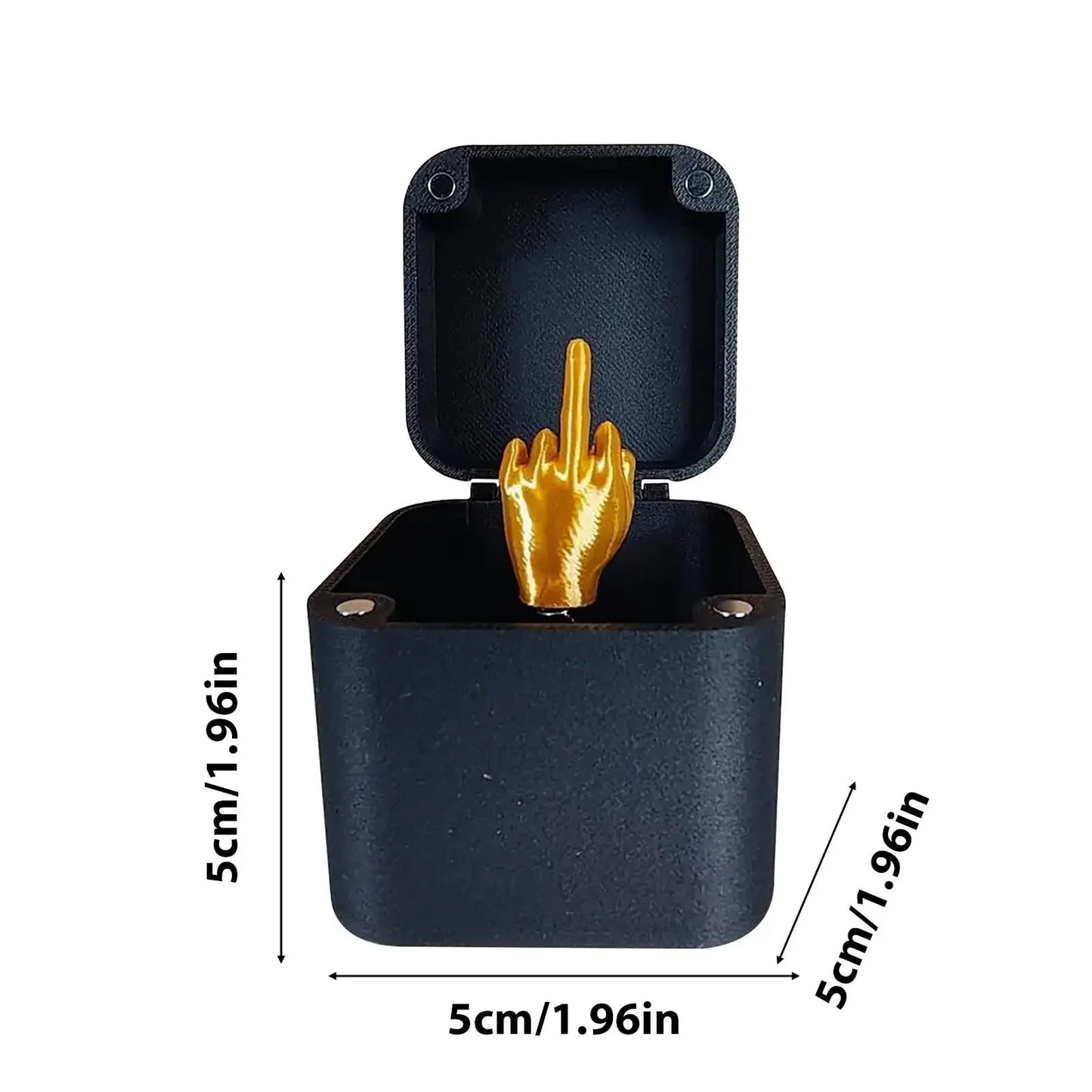 Weihnachten Interessantes Streichgeschenk Mittelfinger in der Box Weihnachtsbox Lustige kreative Geschenke Büro Schreibtisch Dekoration Home Dekoration