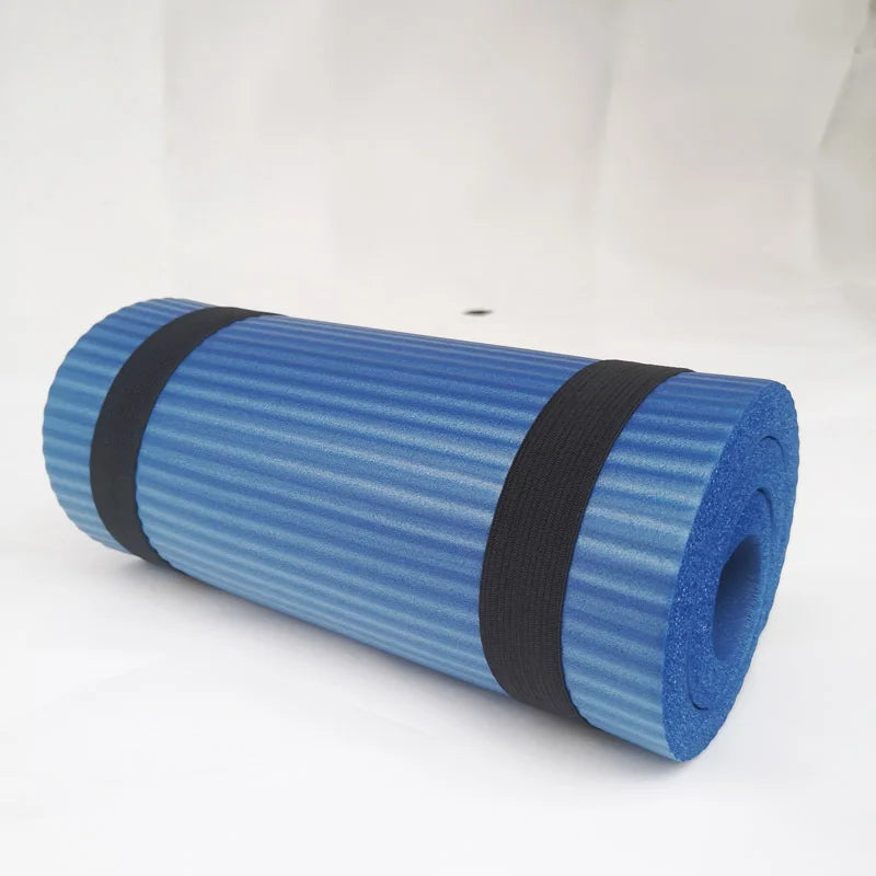 Fitness-Übungs-Yogamatte, Mini-Rutschfeste Zusatzübungs-Fitness-Pilates-Matte, Faltbare Tragbare Schweißfeste Yogamatte