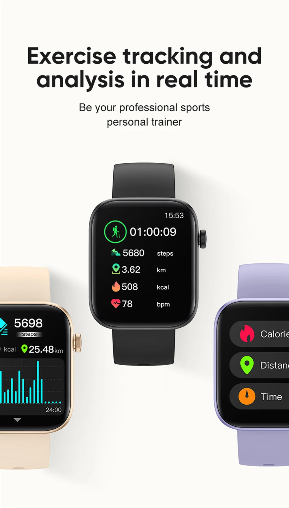 COLMI P71 Sprachanrufe Smartwatch Männer Gesundheitsüberwachung IP68 Wasserdicht Intelligente Benachrichtigungen Sprachassistent Smart Watch Frauen