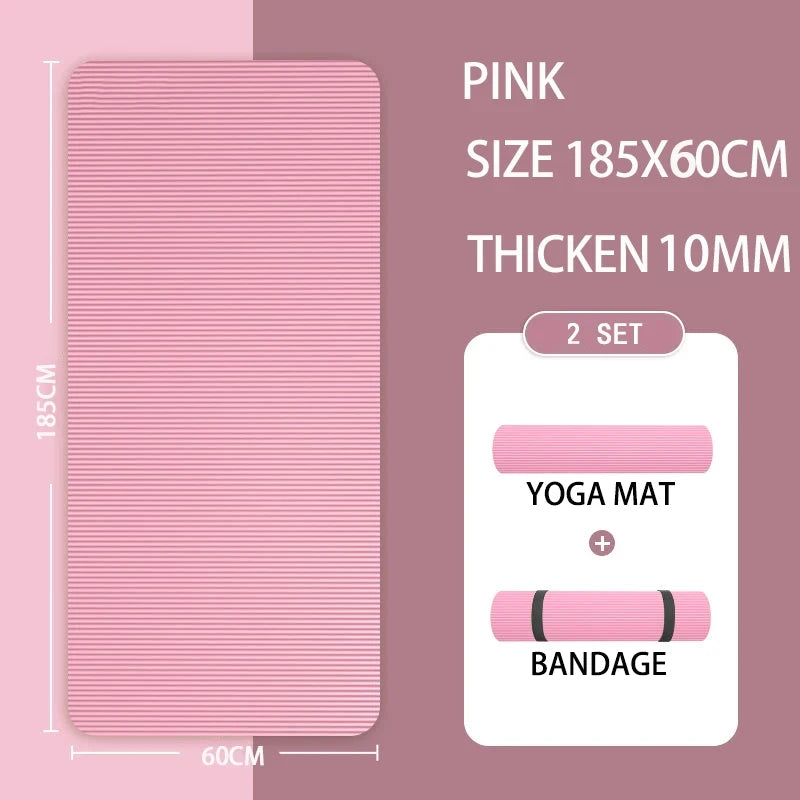 2 Meter längere Yogamatte, supergroß, verlängerte Yogamatte für Herren, spezielle hochwertige Fitnessmatte für Pilates, Übungen, gesunde Fitnessmatte