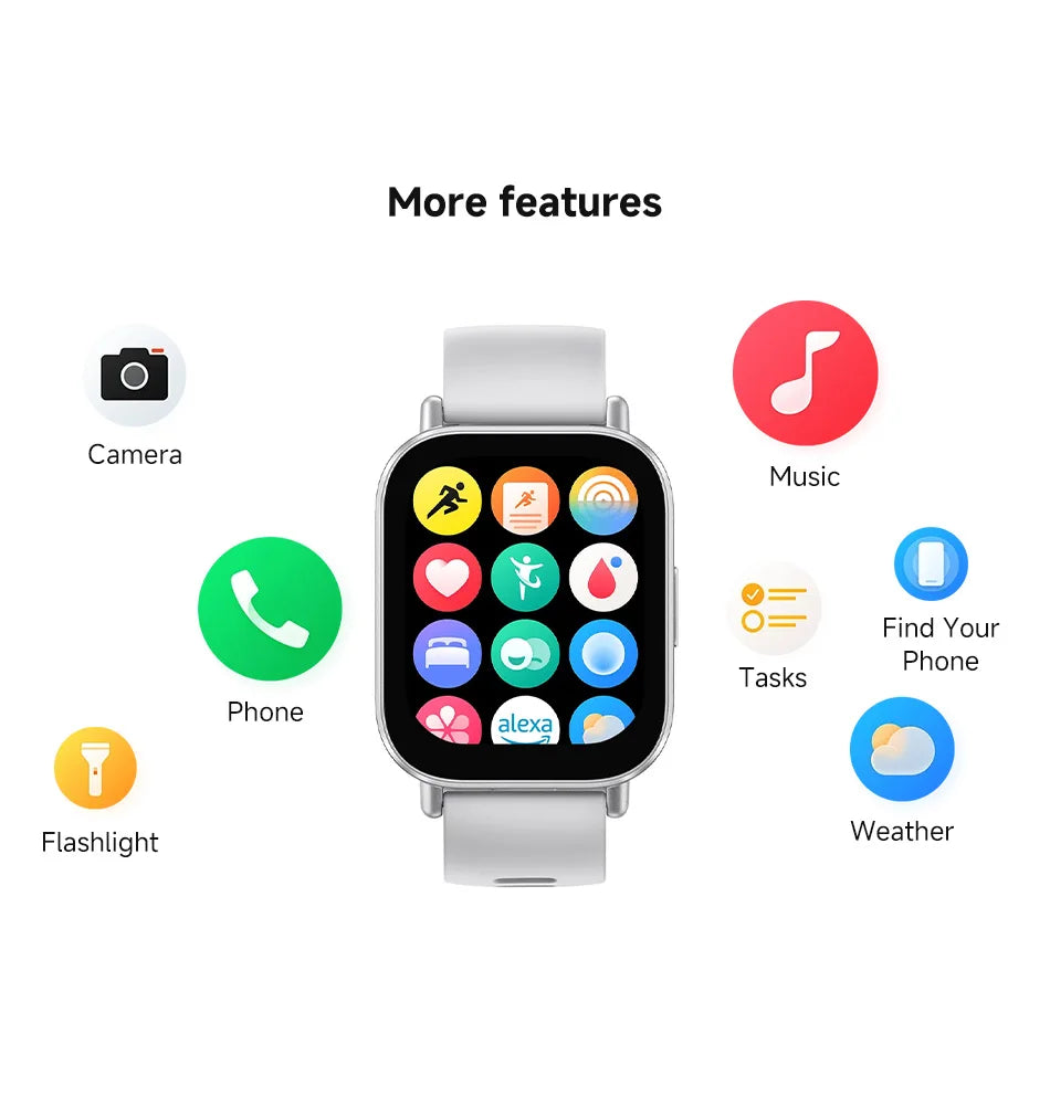 Globale Version Xiaomi Redmi Watch 5 Active 2'' Display Bis zu 18 Tage Akkulaufzeit 140+ Trainingsmodi Bluetooth-Anrufe 5ATM