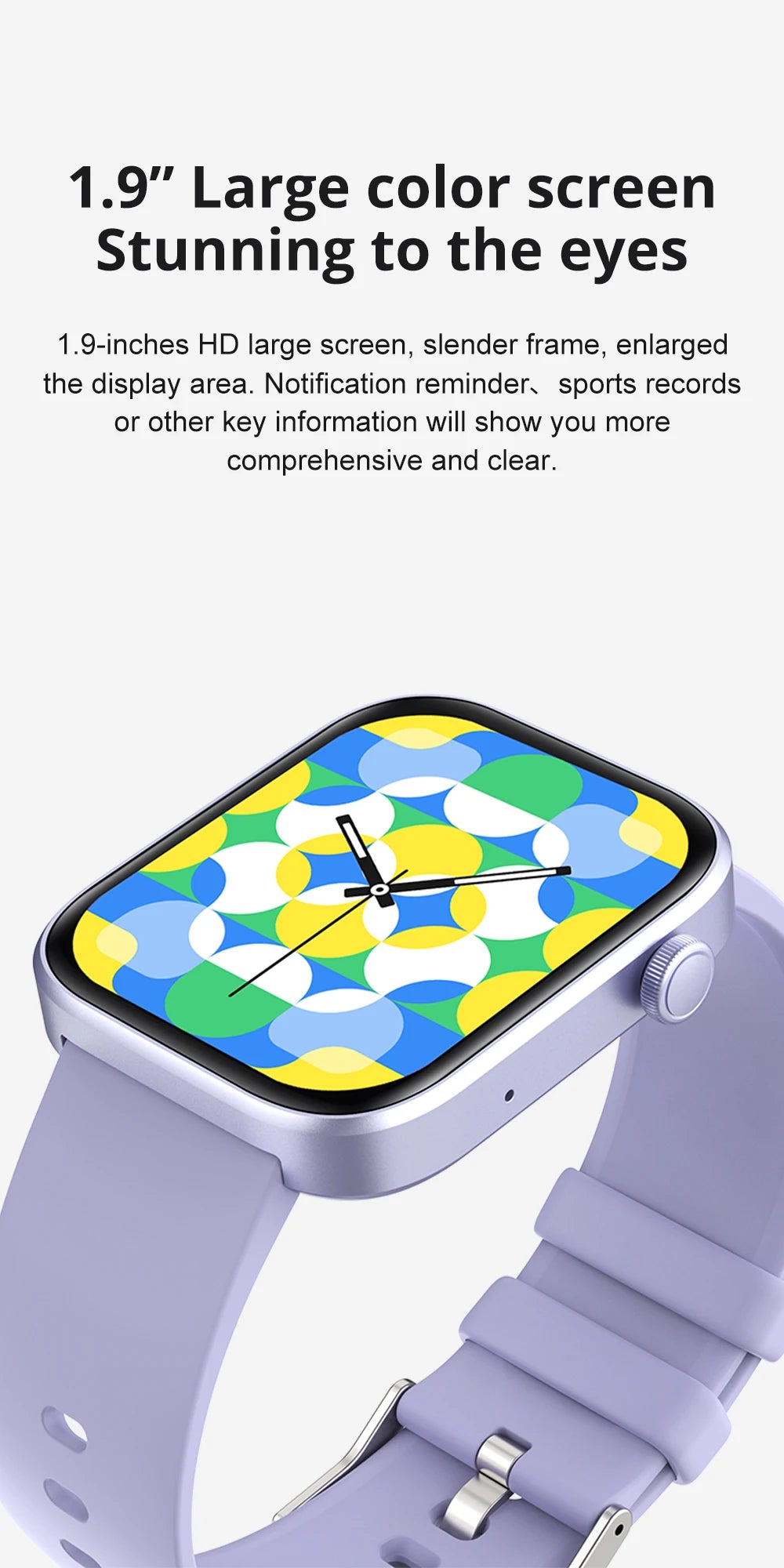 COLMI P71 Sprachanrufe Smartwatch Männer Gesundheitsüberwachung IP68 Wasserdicht Intelligente Benachrichtigungen Sprachassistent Smart Watch Frauen