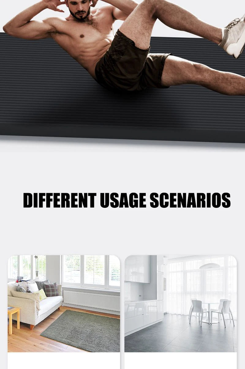 2 Meter längere Yogamatte, supergroß, verlängerte Yogamatte für Herren, spezielle hochwertige Fitnessmatte für Pilates, Übungen, gesunde Fitnessmatte