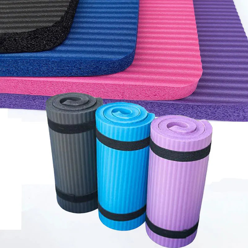 Fitness-Übungs-Yogamatte, Mini-Rutschfeste Zusatzübungs-Fitness-Pilates-Matte, Faltbare Tragbare Schweißfeste Yogamatte