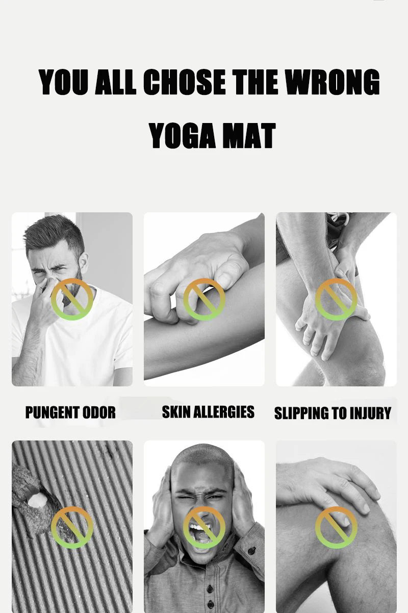 2 Meter längere Yogamatte, supergroß, verlängerte Yogamatte für Herren, spezielle hochwertige Fitnessmatte für Pilates, Übungen, gesunde Fitnessmatte